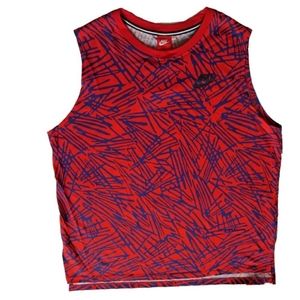 Nike Women Athletic Tank Top XL Sportwear Workout Sleeveless TShirt